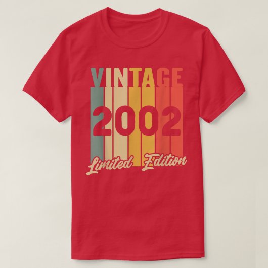 20歳ヴィンテージ2002年限定版20th Bir Tシャツ (デザイン正面)