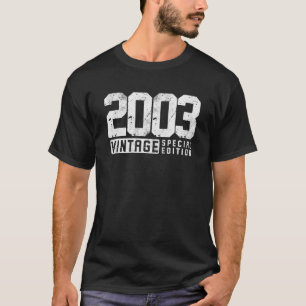20歳ヴィンテージ2003 20誕生日装飾 Tシャツ