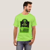 20歳以下のジュニアラグビー選手Tシャツ Tシャツ (正面フル)