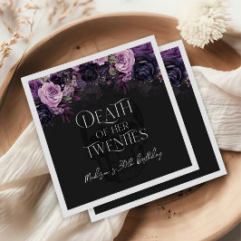 20歳誕生日パーティー死 スタンダードカクテルナプキン