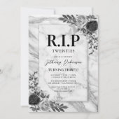 20歳誕生日パーティー 招待状 (正面)