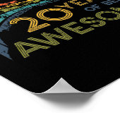 20歳誕生日ヴィンテージ2002 20誕生日 ポスター (角)