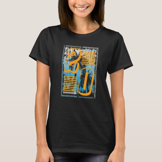20歳20誕生日22 Tシャツ (正面)