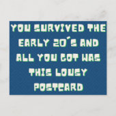 20生き延び年初のはがき ポストカード (正面)