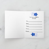 20番目のパーティーとディスコボールと星の虹 招待状 (内部)