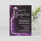 20番目のワインの誕生日が完成の紫に 招待状 (スタンド正面)