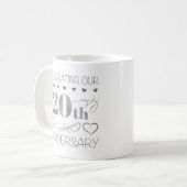 20祝周年記念 コーヒーマグカップ (正面左)