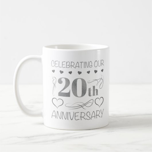 20祝周年記念 コーヒーマグカップ (左)