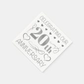 20祝周年記念 スタンダードカクテルナプキン (角)