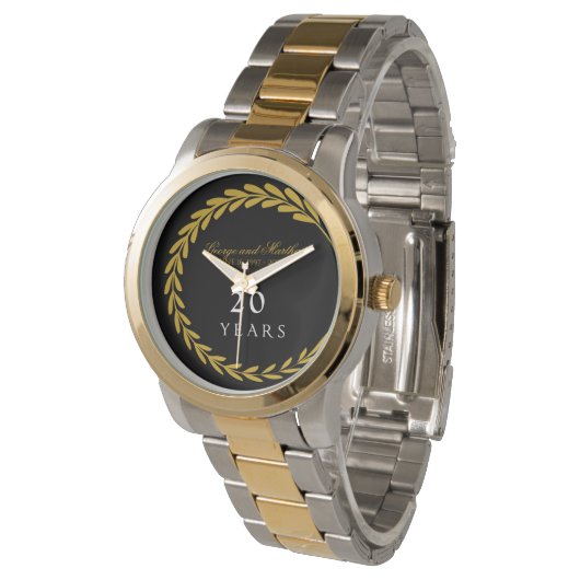 20祝周年。カスタマイズ。 腕時計 (アングル)