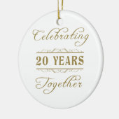 20祝年の共生 セラミックオーナメント (左)