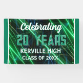 20祝年!グリーンクラス懇親会バナー 横断幕 (横)