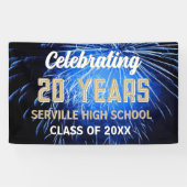 20祝年!ブルークラス懇親会バナー 横断幕 (横)