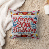 20祝誕生日装飾用クッションで クッション (ブランケット)