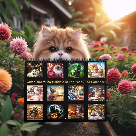 20祝XX年の猫の休日 カレンダー