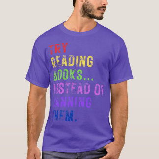 20禁止読する代わりに本を試しなさい Tシャツ