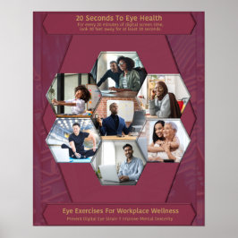 20秒の目の健康 ポスター