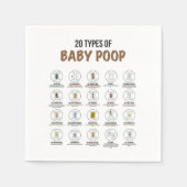 20種類のベビーウンチ(50)紙ナプキン スタンダードカクテルナプキン (正面)