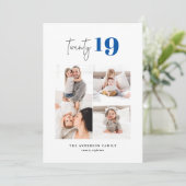 20種類のボールドグラフィックマルチフォト新年 シーズンカード (スタンド正面)