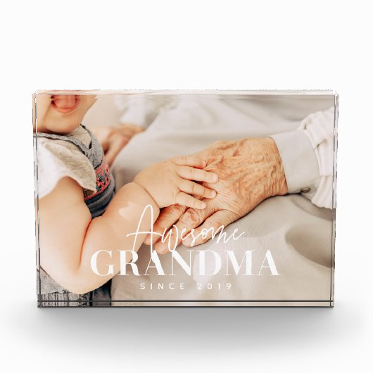 20素晴らしXXエレガント年からシンプルおばあちゃん フォトブロック (正面)