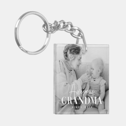 20素晴らしXX年からシンプルおばあエレガントちゃん キーホルダー (正面左)