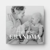 20素晴らしXX年からシンプルおばあエレガントちゃん フォトプラーク (正面)
