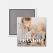 20素晴らしXX年からシンプルおばあエレガントちゃん マグネット (正面/裏面)