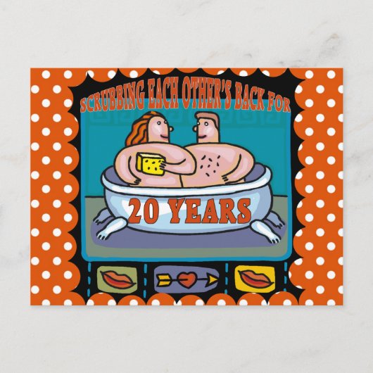 20結婚周年 ポストカード (正面)