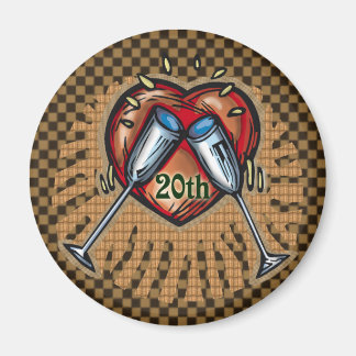 20結婚周年 マグネット