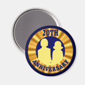 20結婚周年 マグネット (正面/裏面)