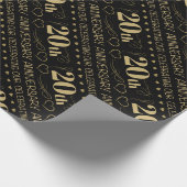 20結婚周年 ラッピングペーパー (角)