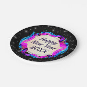 20絵を描xx年20月7日の夜の空のリボン ペーパープレート (アングル)