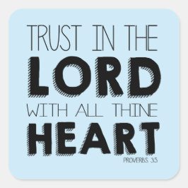 20聖書の聖句クリスチャンのシール スクエアシール