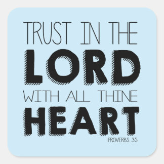 20聖書の聖句クリスチャンのシール スクエアシール