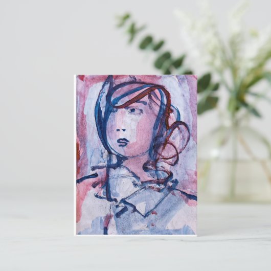 20色の紫 ポストカード (スタンド正面)