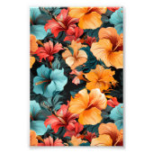 #20花柄 フォトプリント            (正面)