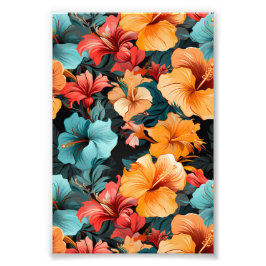 #20花柄 フォトプリント           