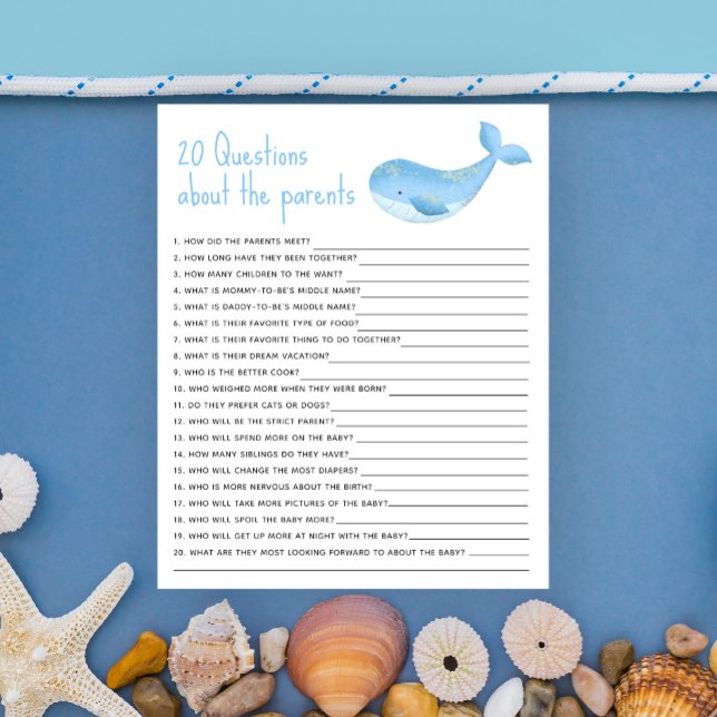 20親の赤ちゃんシャワーゲームに関する質問 (クリエイターアップロード済み)