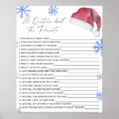 20親の赤ちゃんシャワーゲームに関する質問 ポスター (正面)