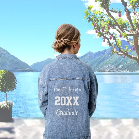 20誇りを持ったXXの卒業生の母 デニムジャケット