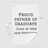 20誇りを持ったXXの大学院生の父親が名前を追加 ゴルフタオル (インサイチュ)
