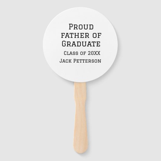 20誇りを持ったXXの大学院生の父親が名前を追加 ハンドファン (正面)