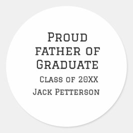 20誇りを持ったXXの大学院生の父親が名前を追加 ラウンドシール