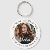 20誇りを持ったXX卒シンプル業写真 キーホルダー (裏面)