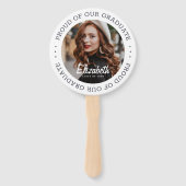 20誇りを持ったXX卒シンプル業写真 ハンドファン (裏面)