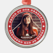 20誇りを持ったXX卒業写真 メタルオーナメント (正面)