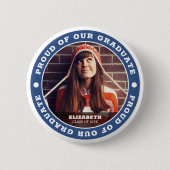 20誇りを持ったXX卒業写真 缶バッジ (正面)