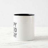 20誕生日おめでとう今日は20ギフトおもしろい ツートーンマグカップ (中央)