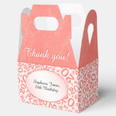 20誕生日サンキュー乱数パターンサンゴ フェイバーボックス (オープン)