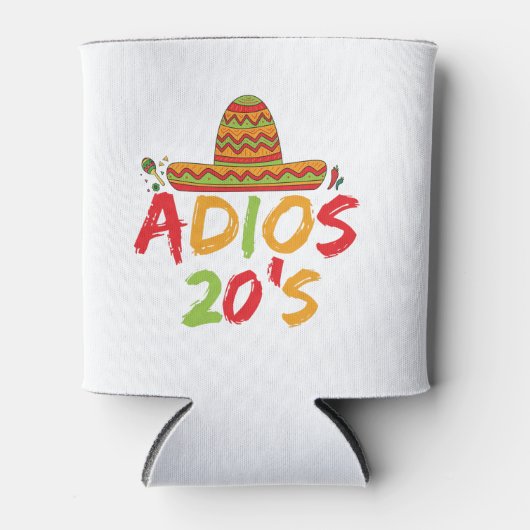 20誕生日メキシコパーティーシンコデマヨフィエスタ 缶クーラー (正面)